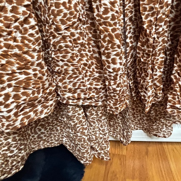 NWT MINKPINK Brown Leopard High Low Dress - Picture 9 of 12